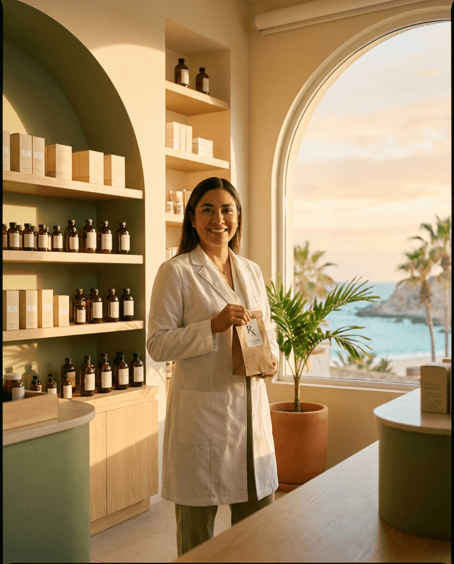 English-speaking pharmacist at CMC Pharmacy Cabo